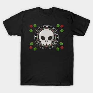 Darts crew Jolly Roger pirate flag (no caption) T-Shirt